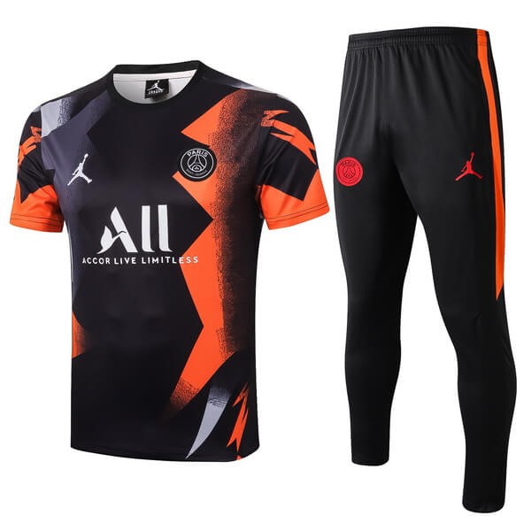 Entrenamiento Paris Saint Germain Conjunto Completo 2019/20 Negro Naranja